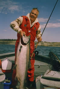 Spring is the time to troll for early king salmon in Cook Inlet.  Let Fenton Bros show you the way.