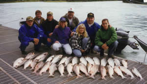 Days like this are not uncommon when you use the services of professional guides like the Fenton Bros Guided Sportfishing.